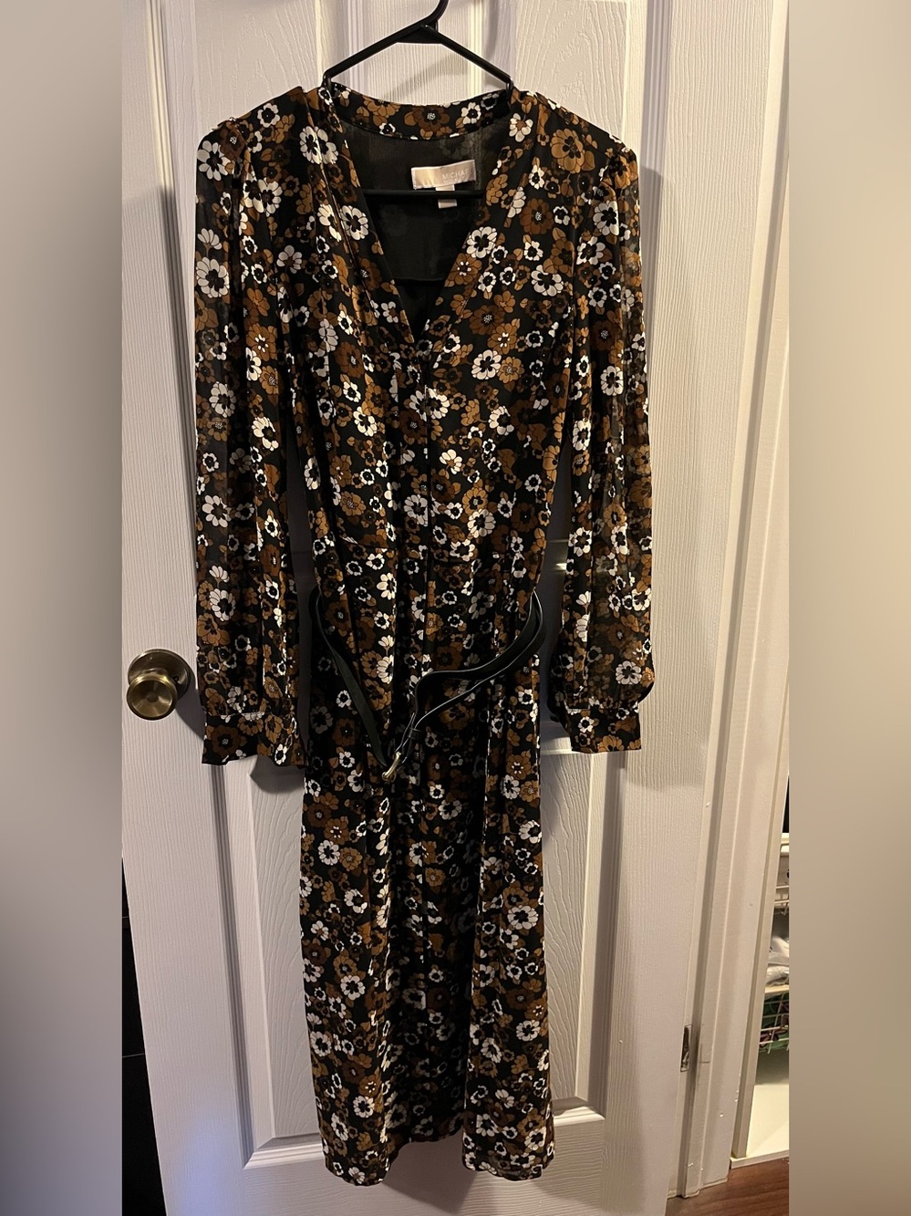 Michael Kors Retro Floral Dress - Size Medium